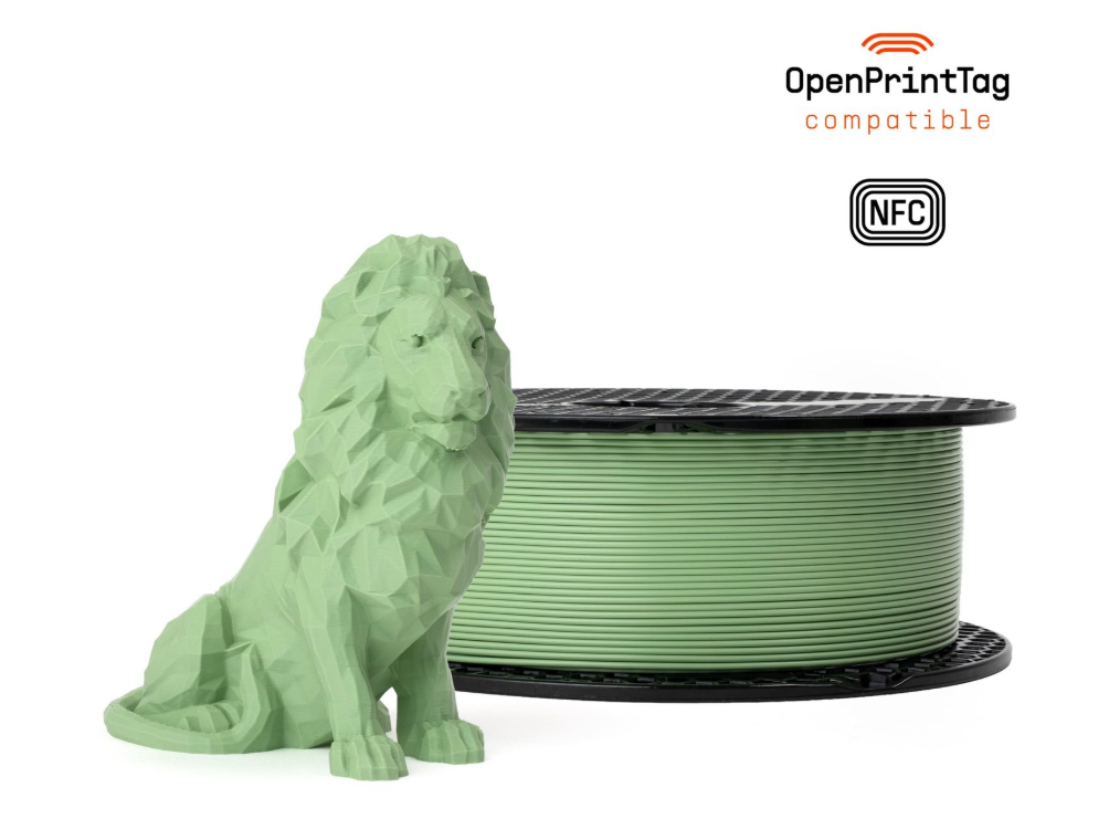 Prusament PLA Pistachio Green - 1kg - NFC Spool