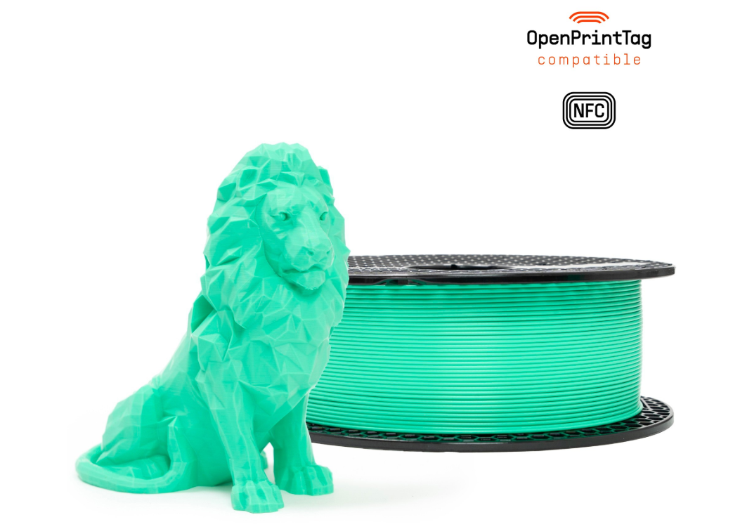 Prusament PLA Prusa Pro Green 1kg - NFC Spool