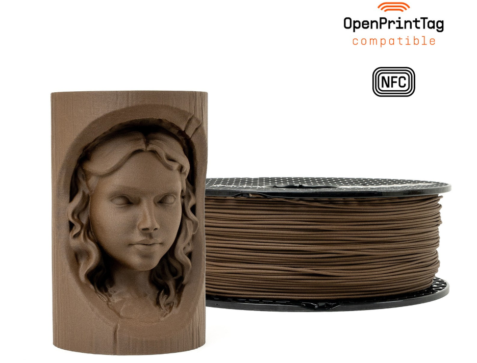 Prusament Woodfill Chocolate Brown 1kg (NFC)