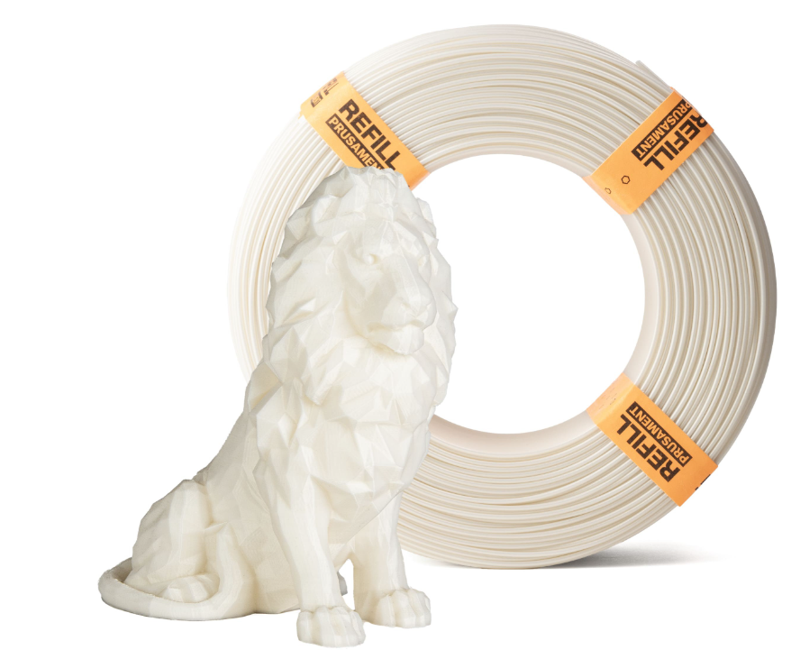 Prusament PLA Vanilla 900g Refill (NFC Compatible)