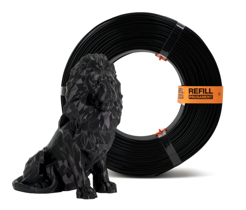 Prusament PLA Jet Black 900g Refill (NFC Compatible)