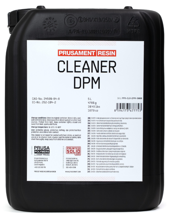 Prusament Resin Cleaner DPM 1L & 5L