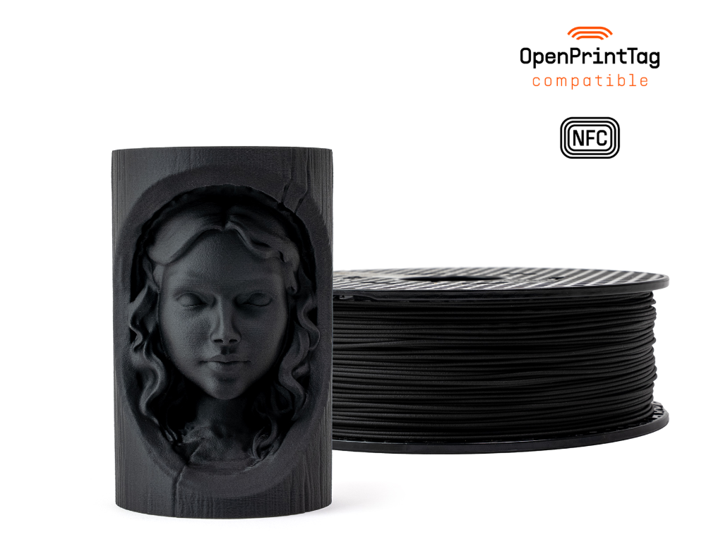 Prusament Woodfill Charcoal Black 1kg (NFC)