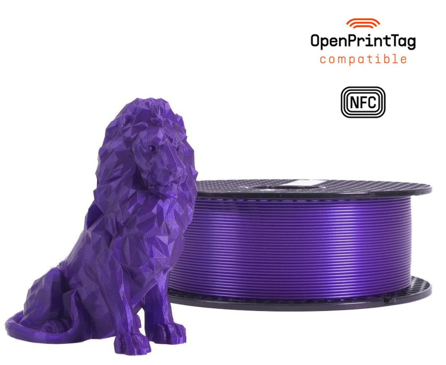 Prusament PLA Galaxy Purple 1kg - NFC Spool