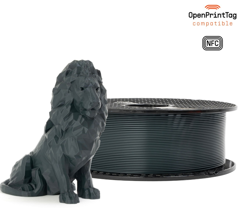 Prusament PLA Anthracite Grey 1kg - NFC Spool