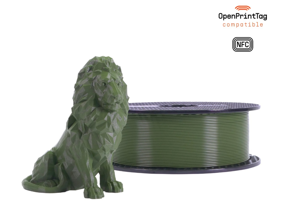 Prusament PLA Army Green 1kg - NFC Spool