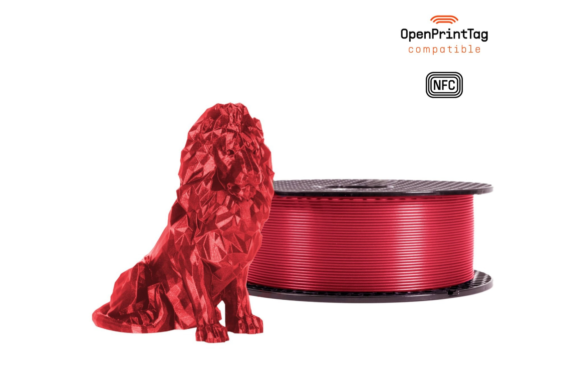 Prusament PLA Galaxy Red 1kg - NFC Spool