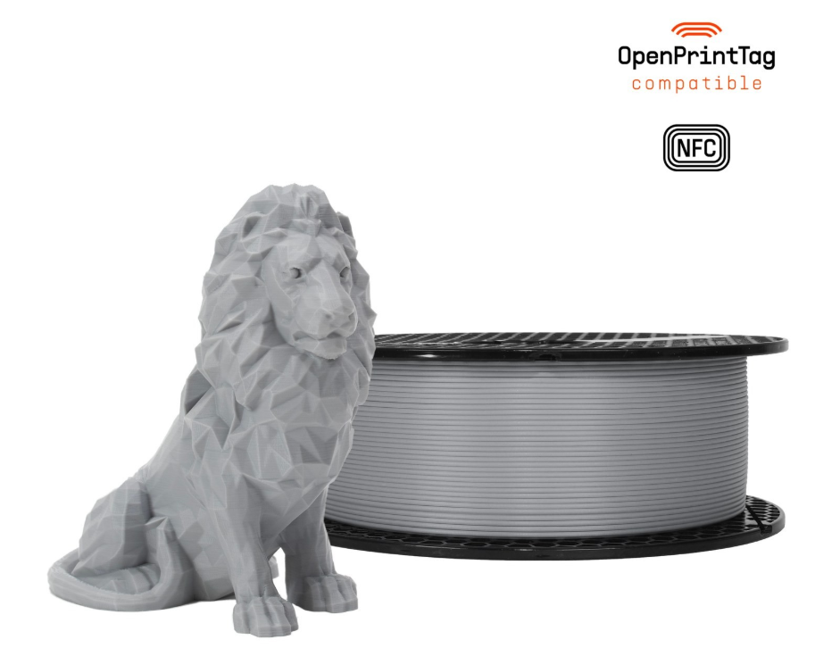 Prusament PLA Gravity Grey 1kg - NFC Spool