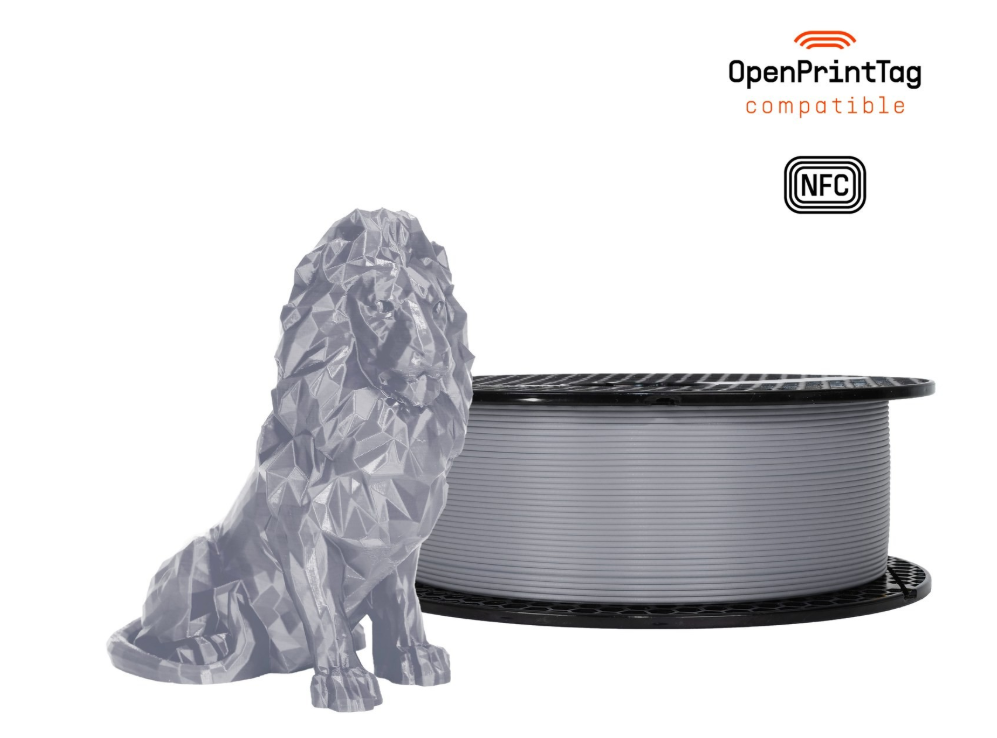 Prusament PLA Blend My Silverness - 1kg - NFC Spool