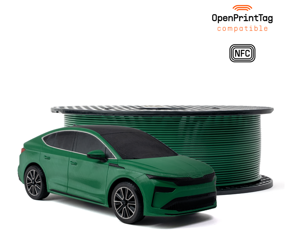 Prusament PETG Emerald Green - 1kg - NFC Spool