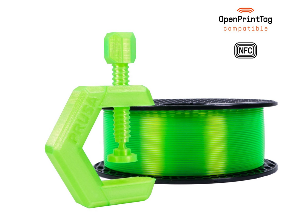 Prusament PETG Neon Green - 1kg - NFC Spool