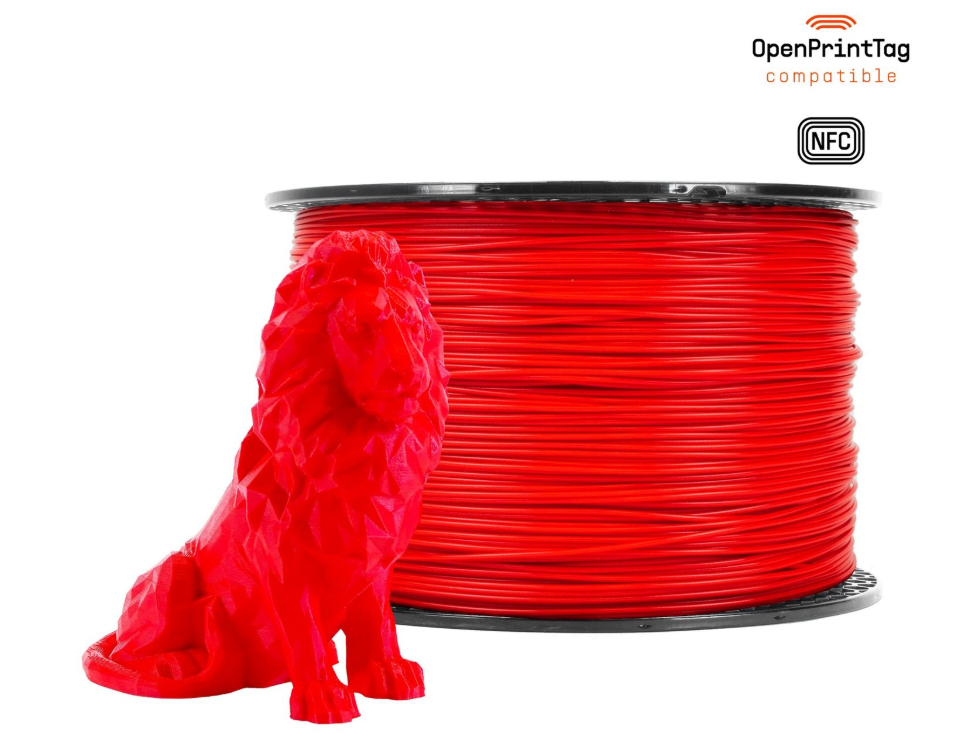 Prusament PLA Lipstick Red 2kg - NFC Spool