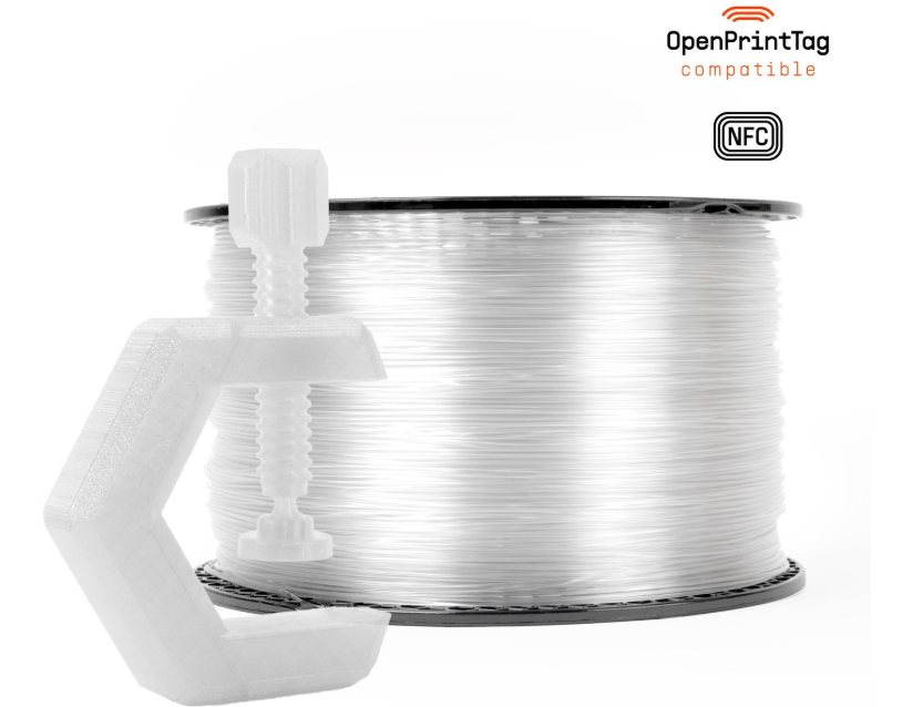 Prusament PETG Clear - 2kg - NFC Spool