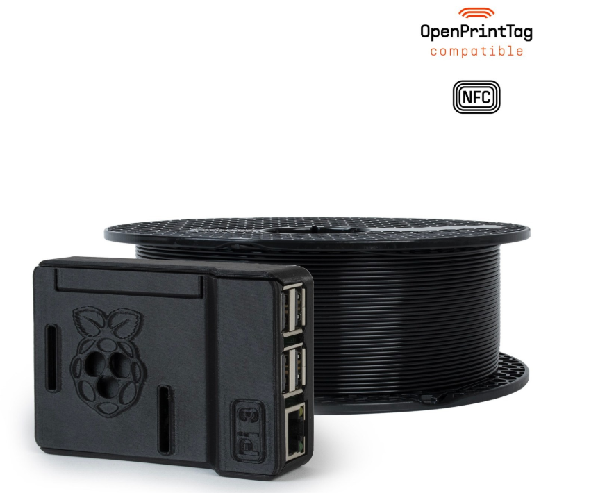 Prusament PETG V0 Black- 1kg - NFC Spool