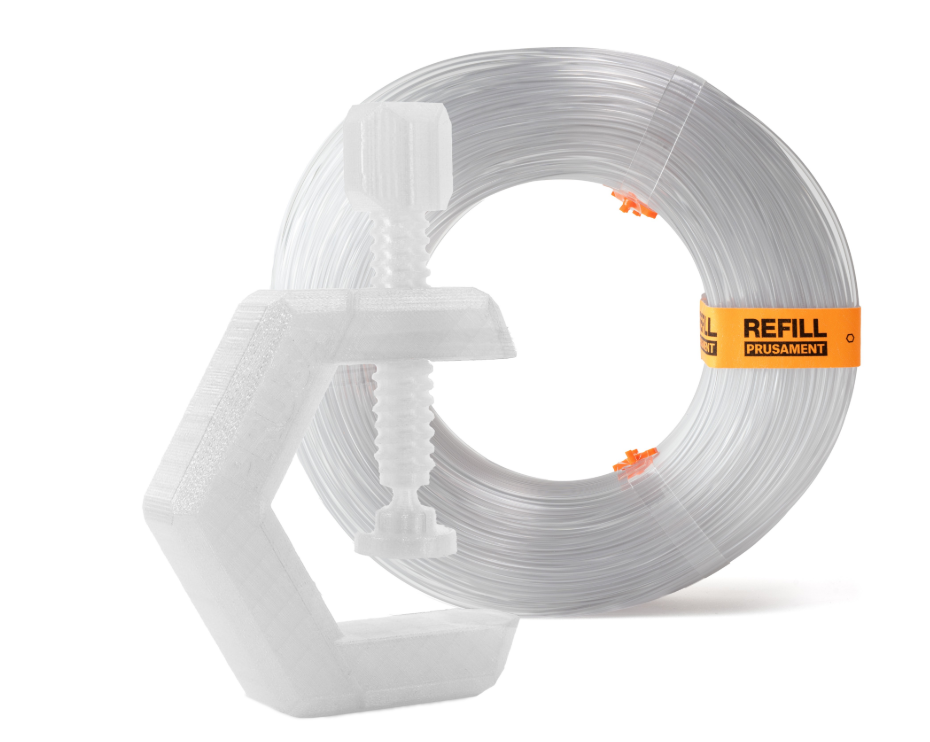 Prusament PETG Clear - Refill - 900g NFC Reel