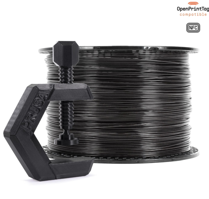 Prusament PETG Jet Black - 2kg - NFC Spool