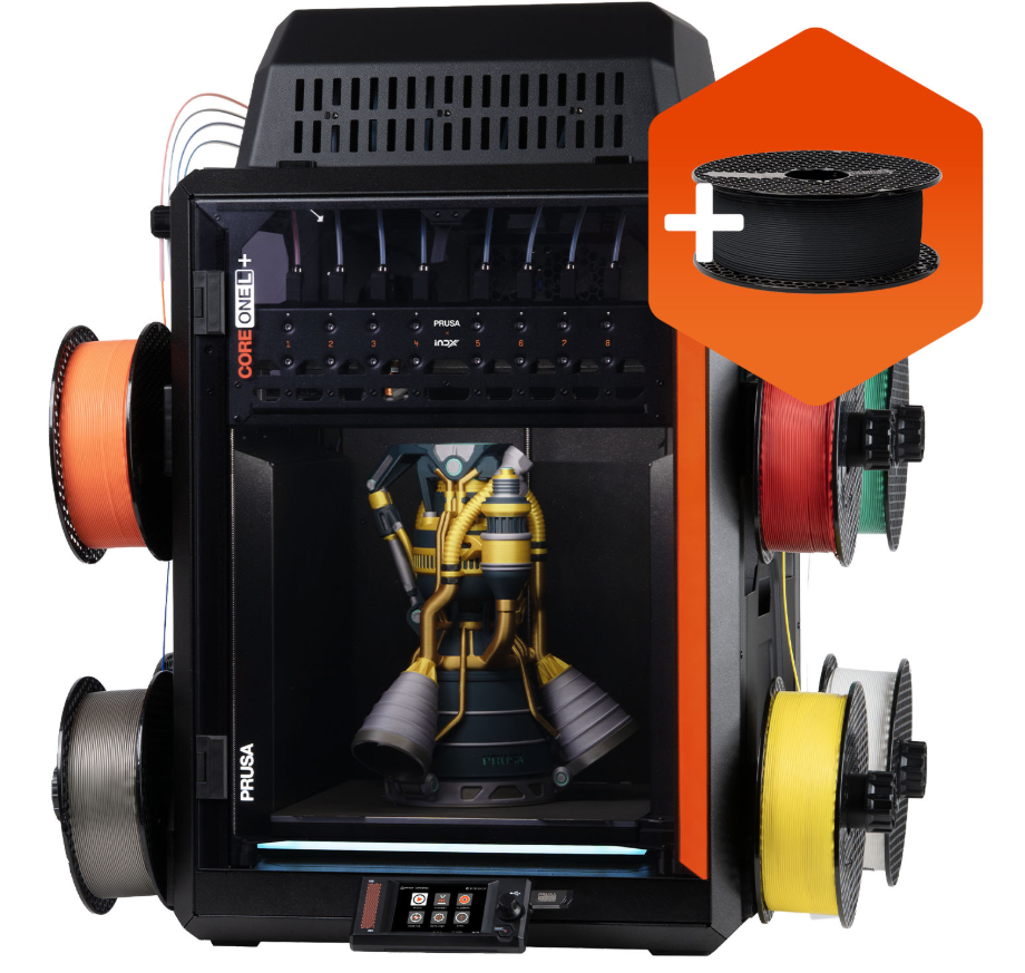 Prusa CORE One L+ 3d Printer with INDX 8 Tool Head