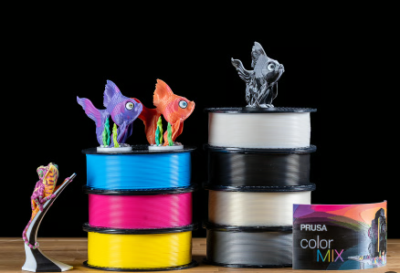 Prusament PLA ColorMix Silver Glitter 1kg (NFC)